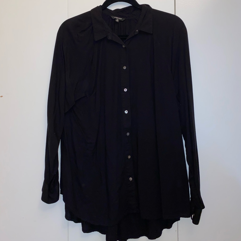 Black Button-Up